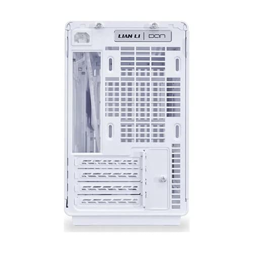 Lian Li A3-mATX Wood White Mini Tower Case with Glass Side Panel