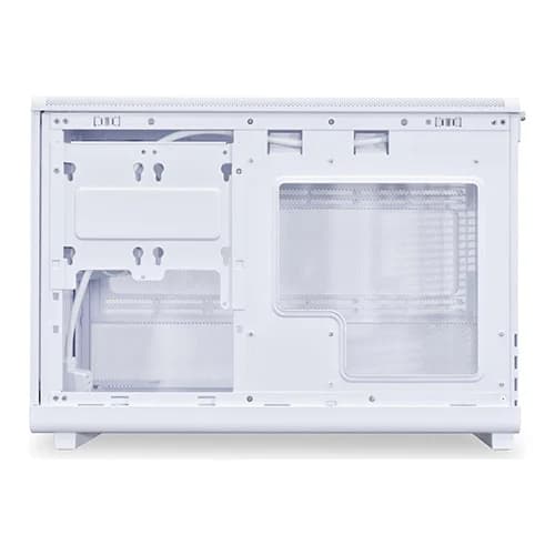 Lian Li A3-mATX Wood White Mini Tower Case with Glass Side Panel