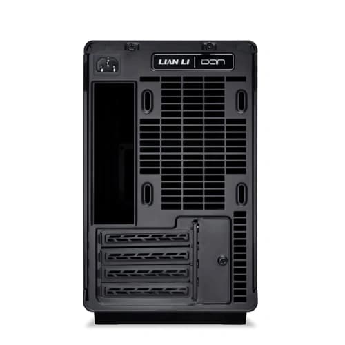 Lian Li A3-mATX Wood Black Mini Tower Case with Glass Side Panel
