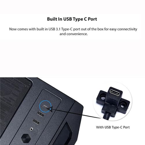 Lian Li Lancool II Mesh RGB Cabinet With USB Type-C (Black)