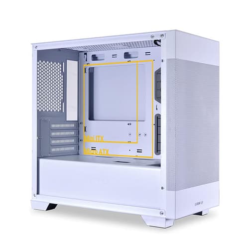 Lian Li Lancool 205M Mesh Snow ARGB (M-ATX) Mini Tower Cabinet  (White)