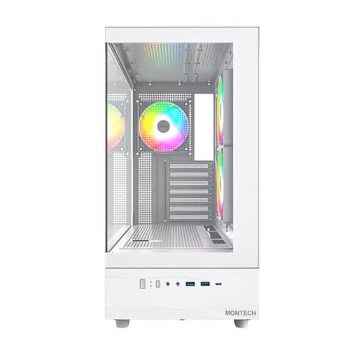 Montech XR White ARGB ATX Mid Tower Case