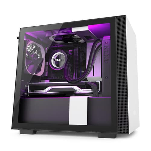 Nzxt H210i (M-ITX) Mini Tower Cabinet (Matte White-Black)