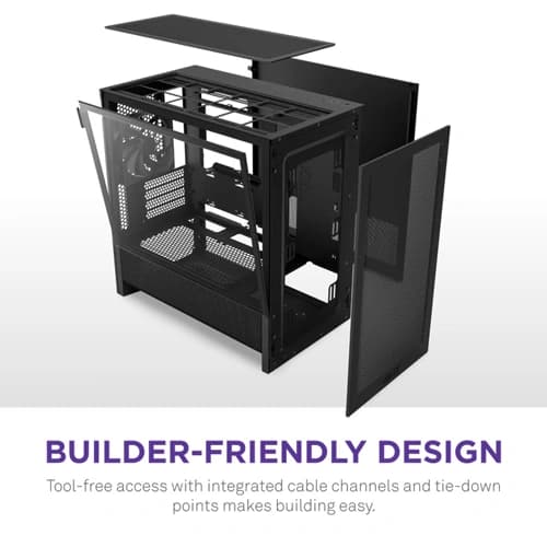 NZXT H3 Flow M-ATX Mini Tower Case 2025 Edition