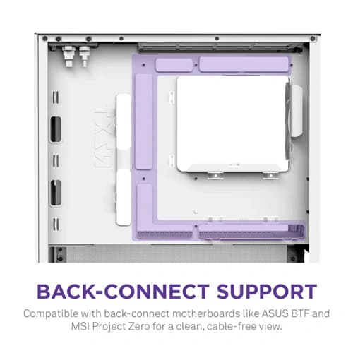 NZXT H3 Flow M-ATX Mini Tower White Case 2025 Edition
