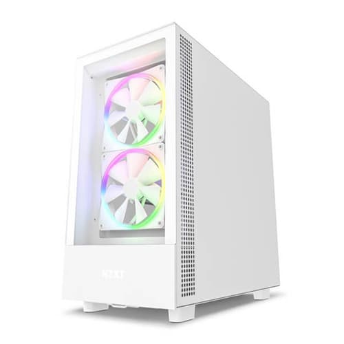 Nzxt H5 Elite (E-ATX) Mid Tower Cabinet (White)