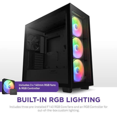 Nzxt H7 Elite (ATX) Mid Tower Cabinet (Black)