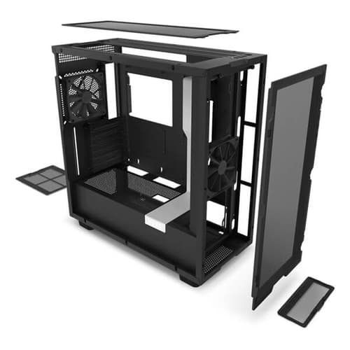 Nzxt H7 Flow (ATX) Mid Tower Cabinet (White-Black)