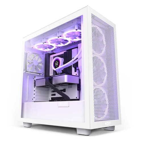 Nzxt H7 Flow (ATX) Mid Tower Cabinet (White)