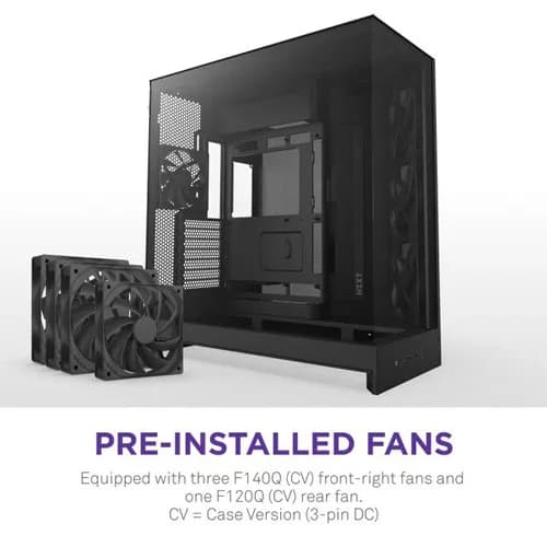 Nzxt H9 Flow 2025 Edition E-ATX Mid Tower Case
