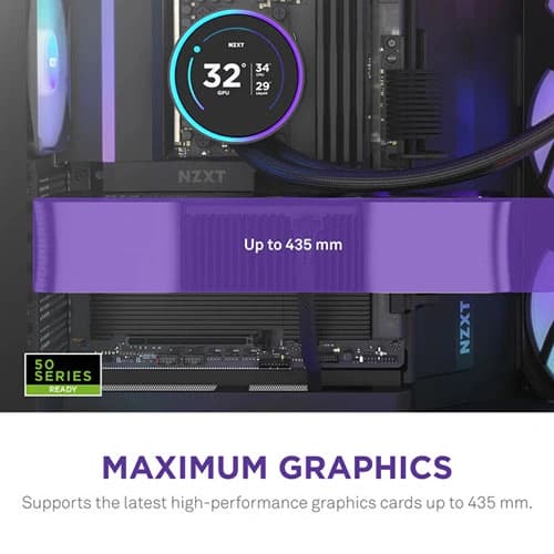 Nzxt H9 Flow RGB 2025 Edition E-ATX Mid Tower Case