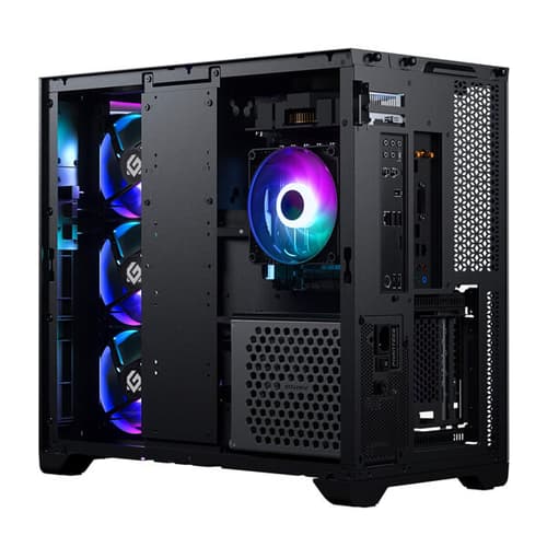 Phanteks MagniumGear Neo Qube 2 Infinity Mirror DRGB (E-ATX) Mid Tower Cabinet (Black)