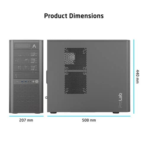 ProLab Design AI838 Mid Tower Workstation PC Case
