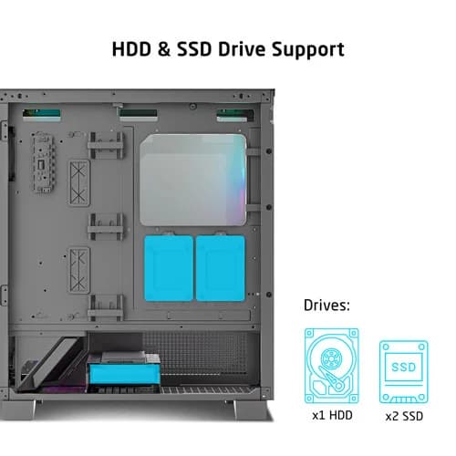 ProLab Design AI848 ARGB Mid Tower ATX Case