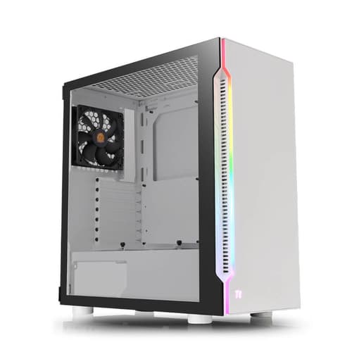 Thermaltake H200 TG Snow RGB (White)