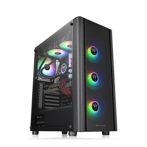 Thermaltake V250 TG ARGB (ATX) Mid Tower Cabinet (Black)