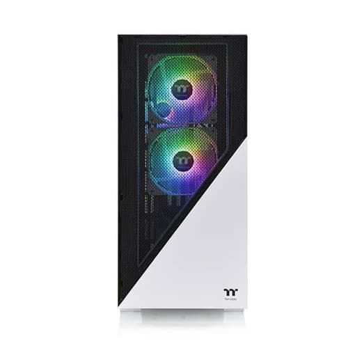 Thermaltake Divider 370 TG Snow ARGB (E-ATX) Mid Tower Cabinet (White)