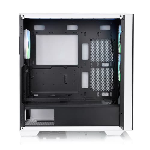 Thermaltake Divider 370 TG Snow ARGB (E-ATX) Mid Tower Cabinet (White)