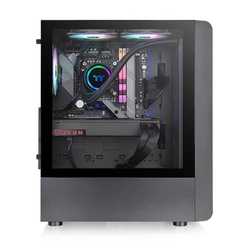 Thermaltake S200 TG ARGB (ATX) Mid Tower Cabinet (Black)