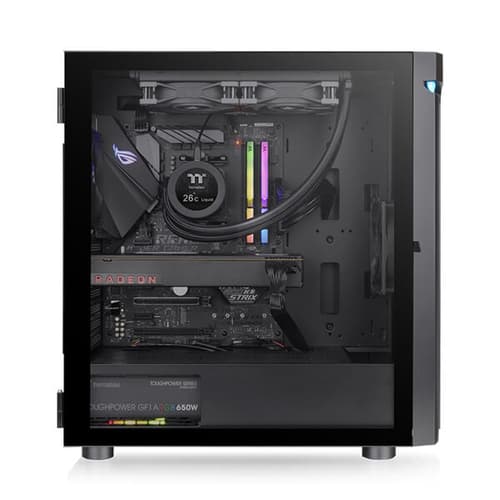 Thermaltake H590 TG ARGB (E-ATX) Mid Tower Cabinet (Black)