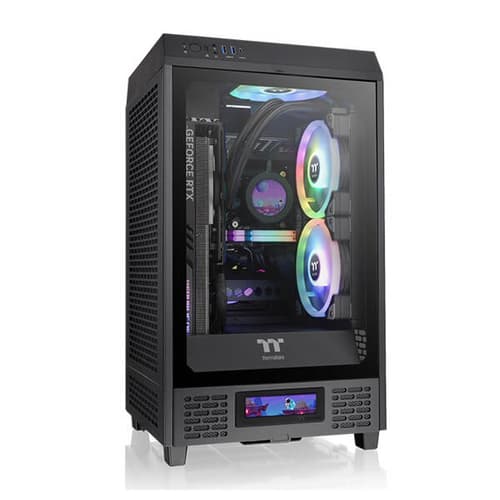 Thermaltake The Tower 200 Mini (M-ITX) Mini Tower Cabinet (Black)