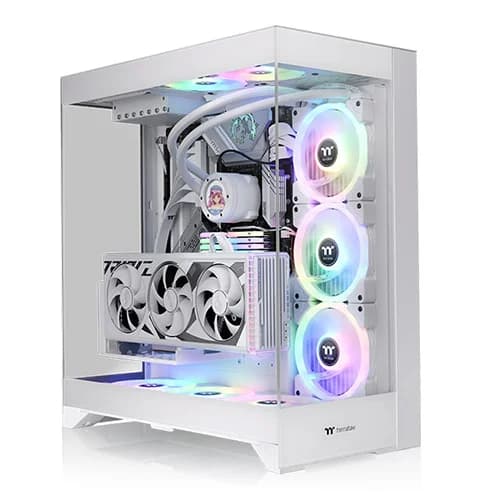Thermaltake CTE E550 TG Snow E-ATX Mid Tower Case