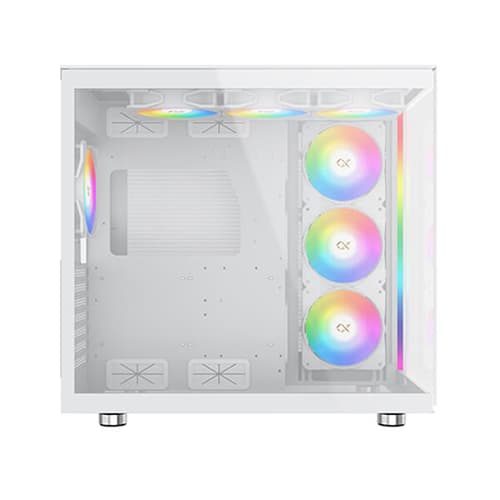 Xigmatek Aqua Ultra Air Arctic ARGB (E-ATX) Mid Tower Cabinet (White)