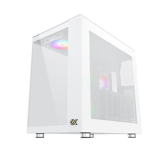Xigmatek Aqua Ultra Air Arctic ARGB (E-ATX) Mid Tower Cabinet (White)