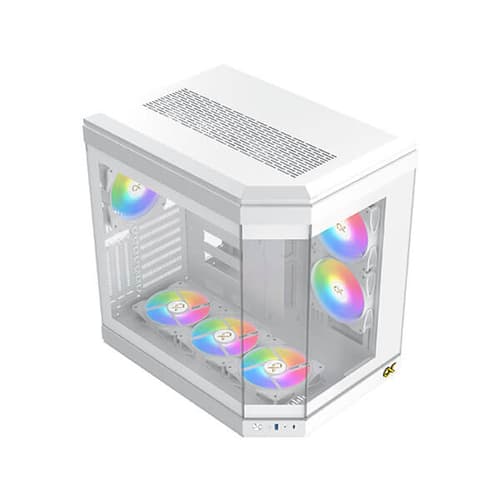 Xigmatek Cubi Arctic (E-ATX) Mid Tower Cabinet (White)