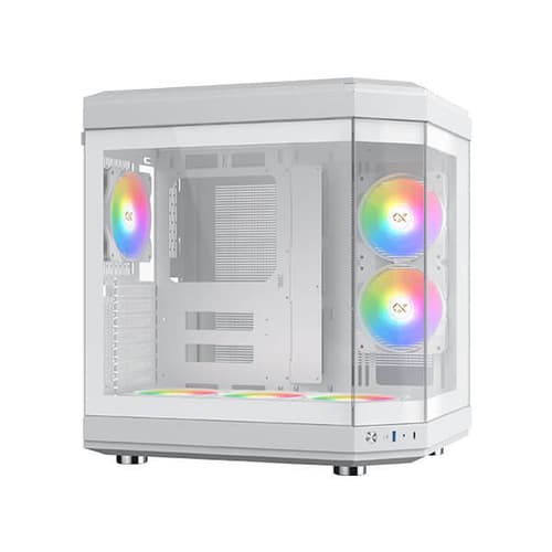 Xigmatek Cubi Arctic (E-ATX) Mid Tower Cabinet (White)