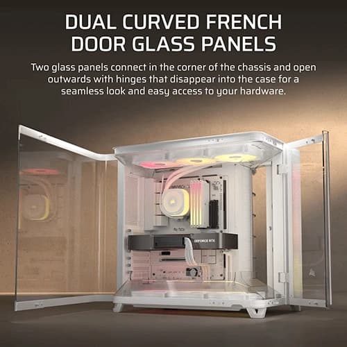 Corsair Air 5400 RS-R ARGB E-ATX White Mid Tower Case