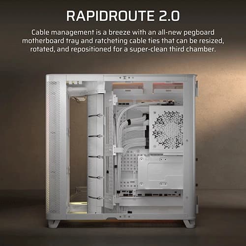 Corsair Air 5400 RS-R ARGB E-ATX White Mid Tower Case
