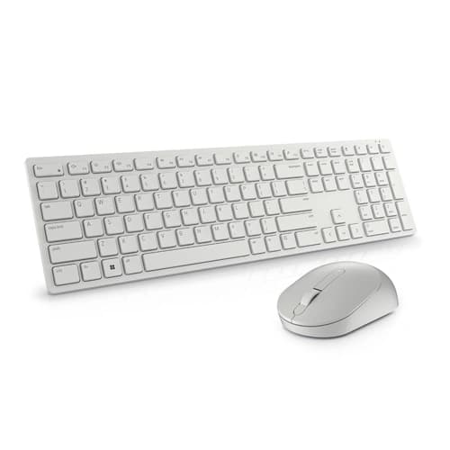 DELL Pro KM5221W White Wireless Keyboard and Mouse Combo
