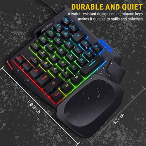 Ant Esports MG401 4-in-1 Wireless Mobile Gaming Combo (Black)