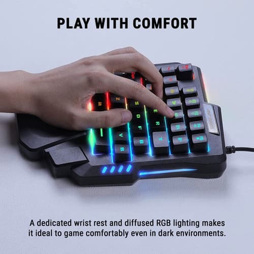 Ant Esports MG401 4-in-1 Wireless Mobile Gaming Combo (Black)