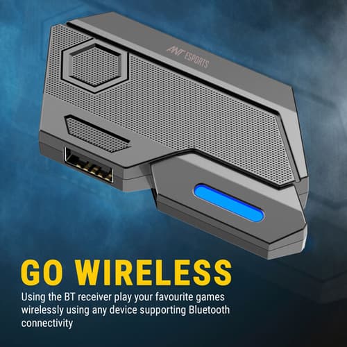 Ant Esports MG401 4-in-1 Wireless Mobile Gaming Combo (Black)