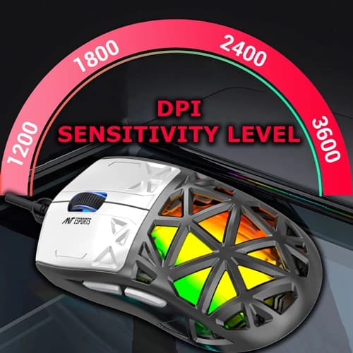 ANT ESPORTS Thunder 10 RGB Keyboard and Mouse Combo with Brown Switches