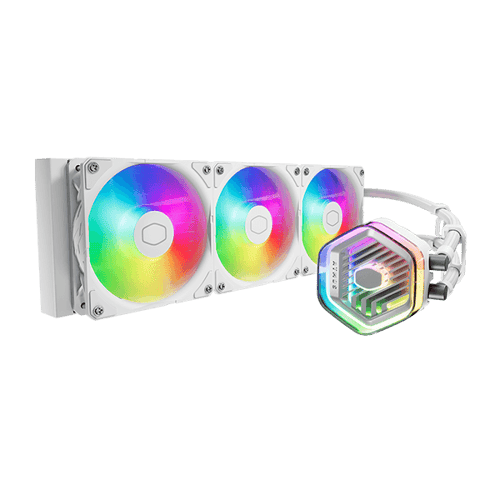 Cooler Master MasterLiquid 360mm Atmos ARGB White CPU Liquid Cooler