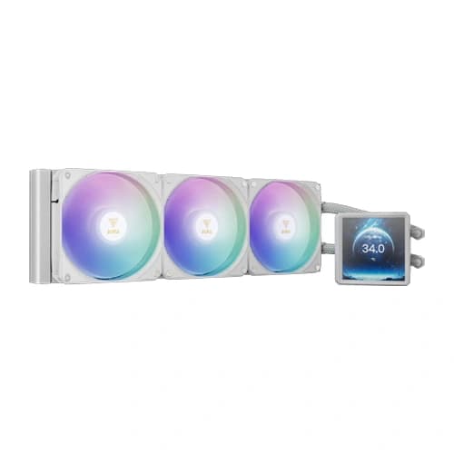 Gamdias AURA GL360 LCD White ARGB CPU Liquid Cooler