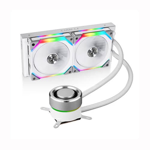 Lian Li Galahad 240 ARGB CPU Liquid Cooler With Uni Fan SL Edition (White)