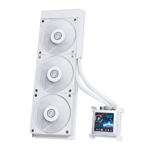 Lian Li HydroShift LCD 360S CPU Liquid Cooler (White)