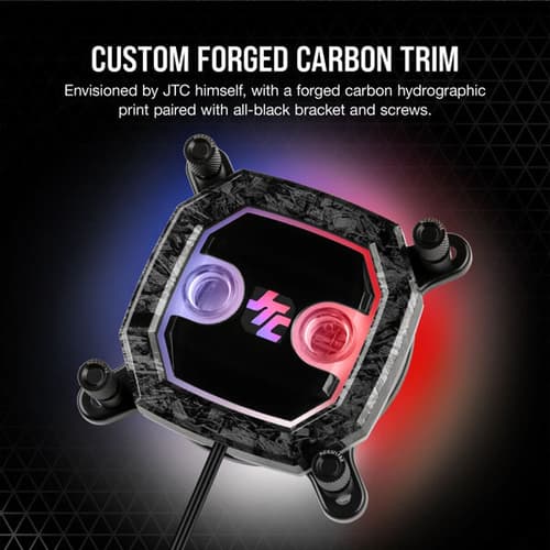 CORSAIR Hydro X Series XC8 RGB PRO CPU Water Block (1700/1200/AM5/AM4) - JayzTwoCents Edition