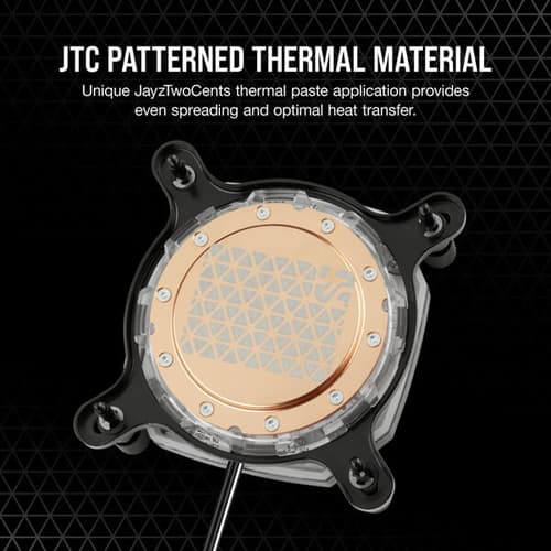 CORSAIR Hydro X Series XC8 RGB PRO CPU Water Block (1700/1200/AM5/AM4) - JayzTwoCents Edition