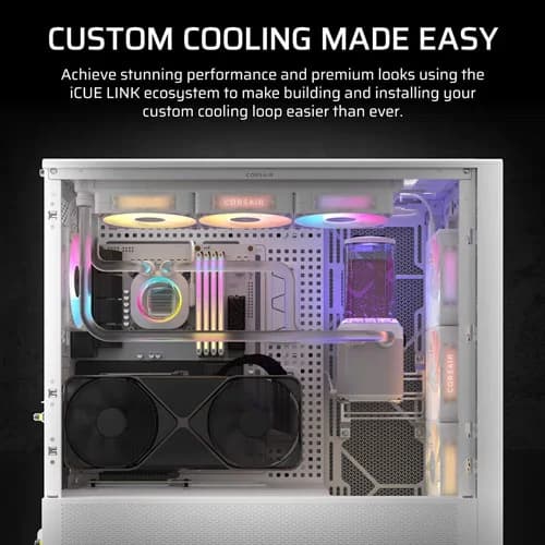 CORSAIR Hydro X Series iCUE XH505i RX 360 RGB White Custom Cooling Kit