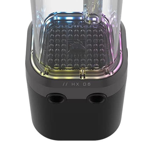 CORSAIR iCUE LINK XD6 RGB Elite LCD Pump and Reservoir– Grey