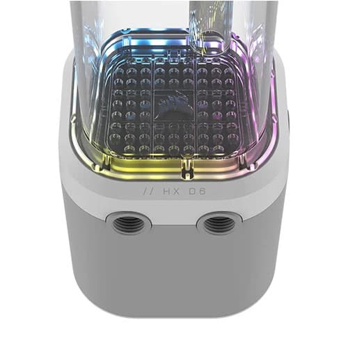 CORSAIR iCUE LINK XD6 RGB Elite LCD Pump and Reservoir- White