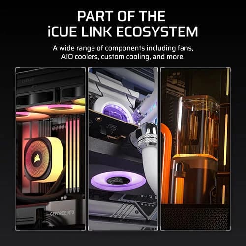 CORSAIR iCUE LINK XD6 RGB Elite LCD Pump and Reservoir With LCD screen – Grey