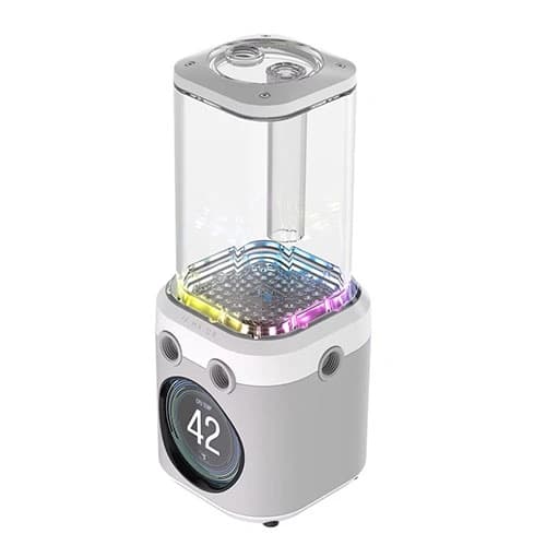 CORSAIR iCUE LINK XD6 RGB Elite LCD Pump and Reservoir With LCD screen - White