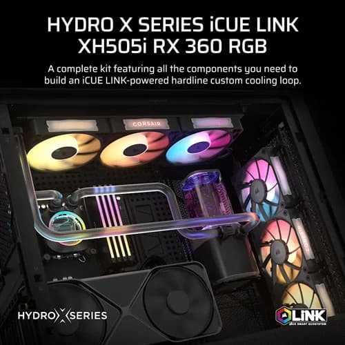 CORSAIR Hydro X Series iCUE XH505i RX 360 RGB Custom Cooling Kit