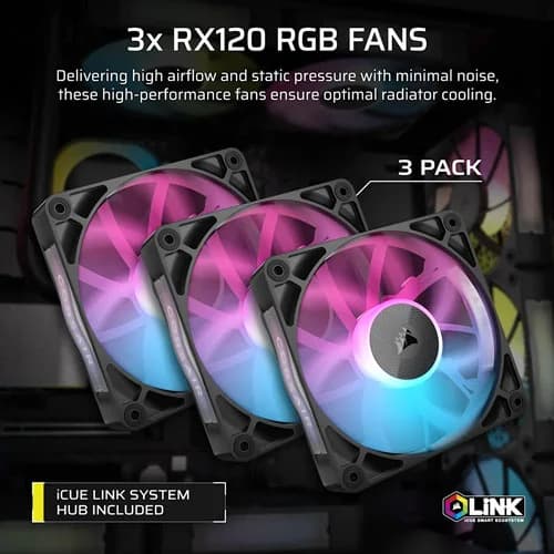 CORSAIR Hydro X Series iCUE XH505i RX 360 RGB Custom Cooling Kit